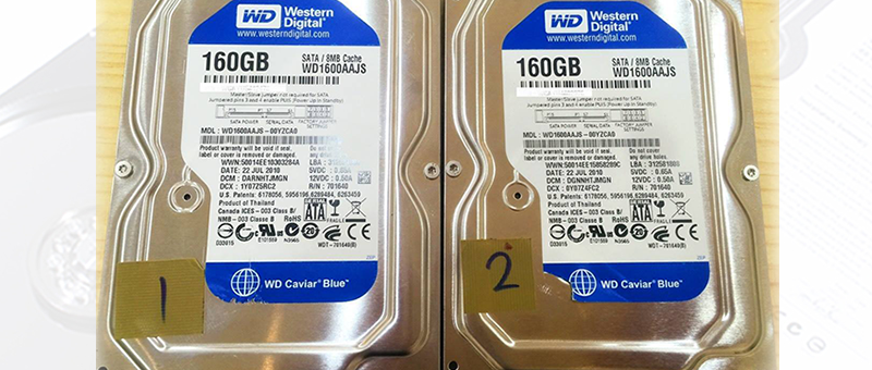 RAID-1 伺服器硬碟陣列 (WD1600AAJS x2) raid資料救援